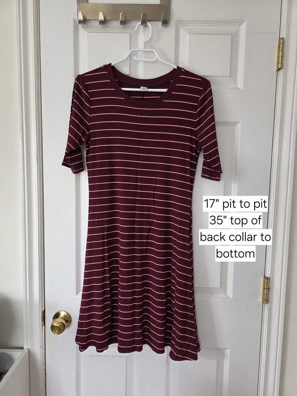 Old Navy Striped Knit Dress | SZ Medium
